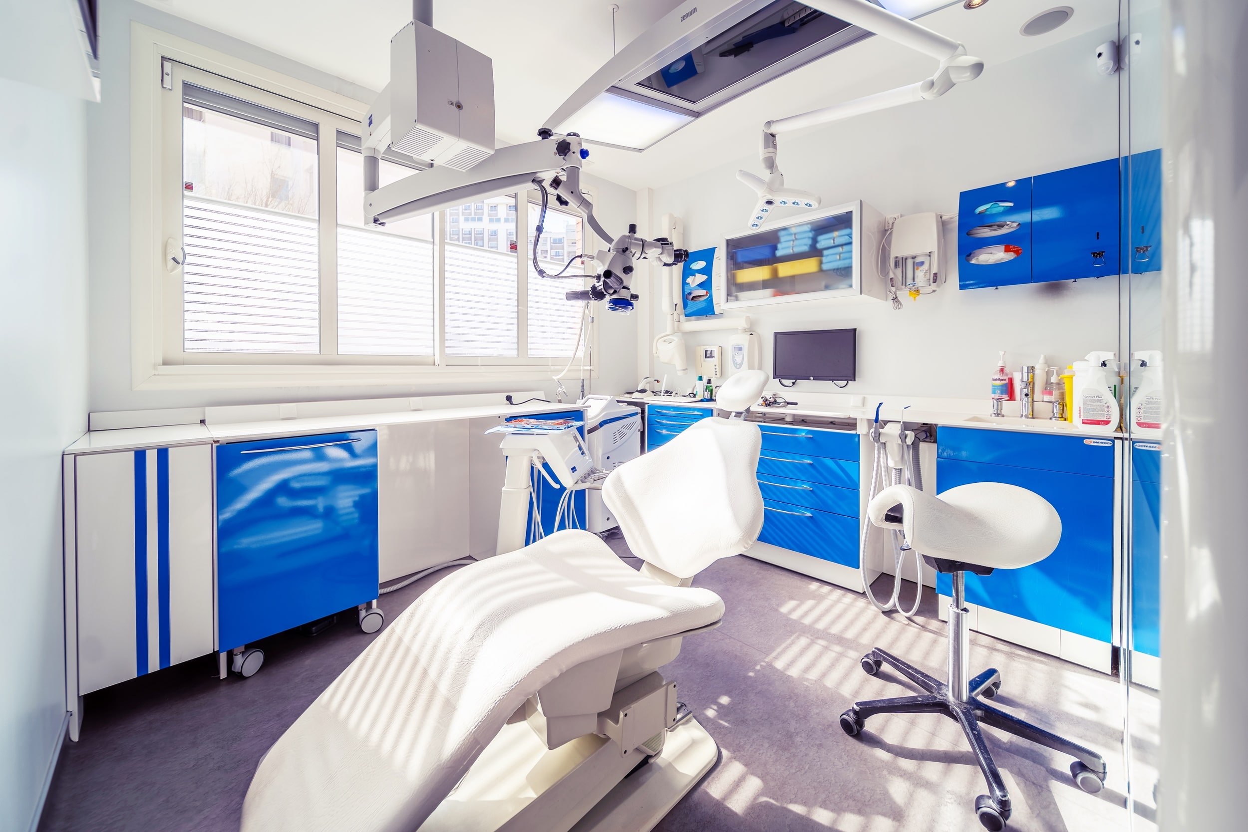 Cabinet dentaire du Dr Para à Paris 8 : salle de soins